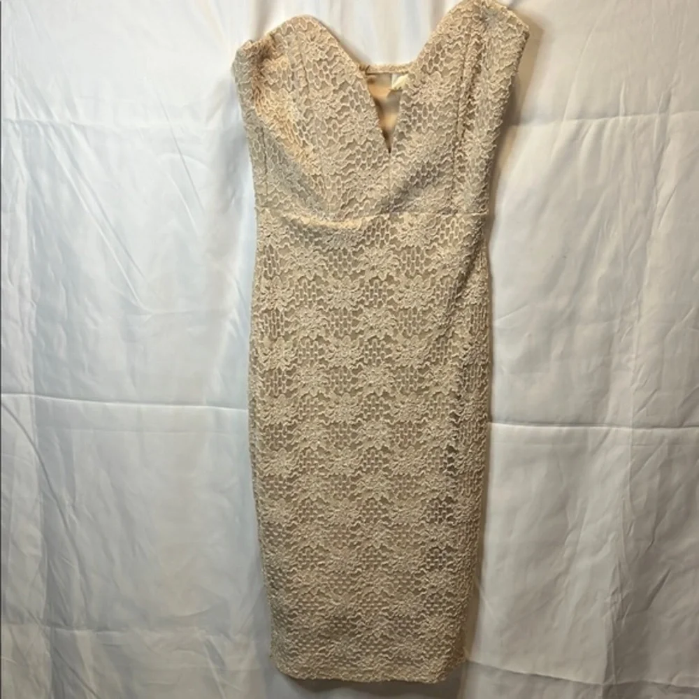 Monaco Tan Sweetheart Bodycon Cocktail Dress
